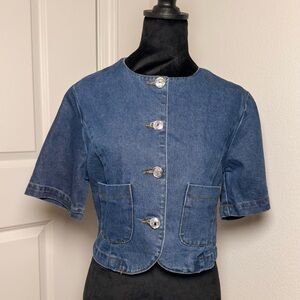 Vigoss Blue Denim Top / BNWT